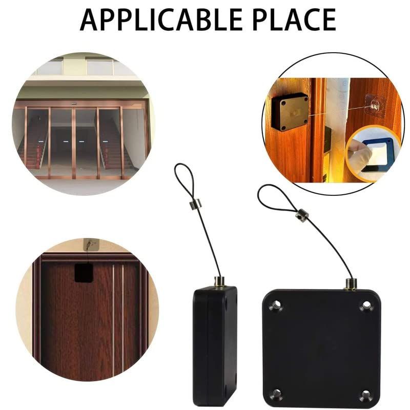 Portable Automatic Door Closer β|Punch-Free, Self-Closing with Pull Force