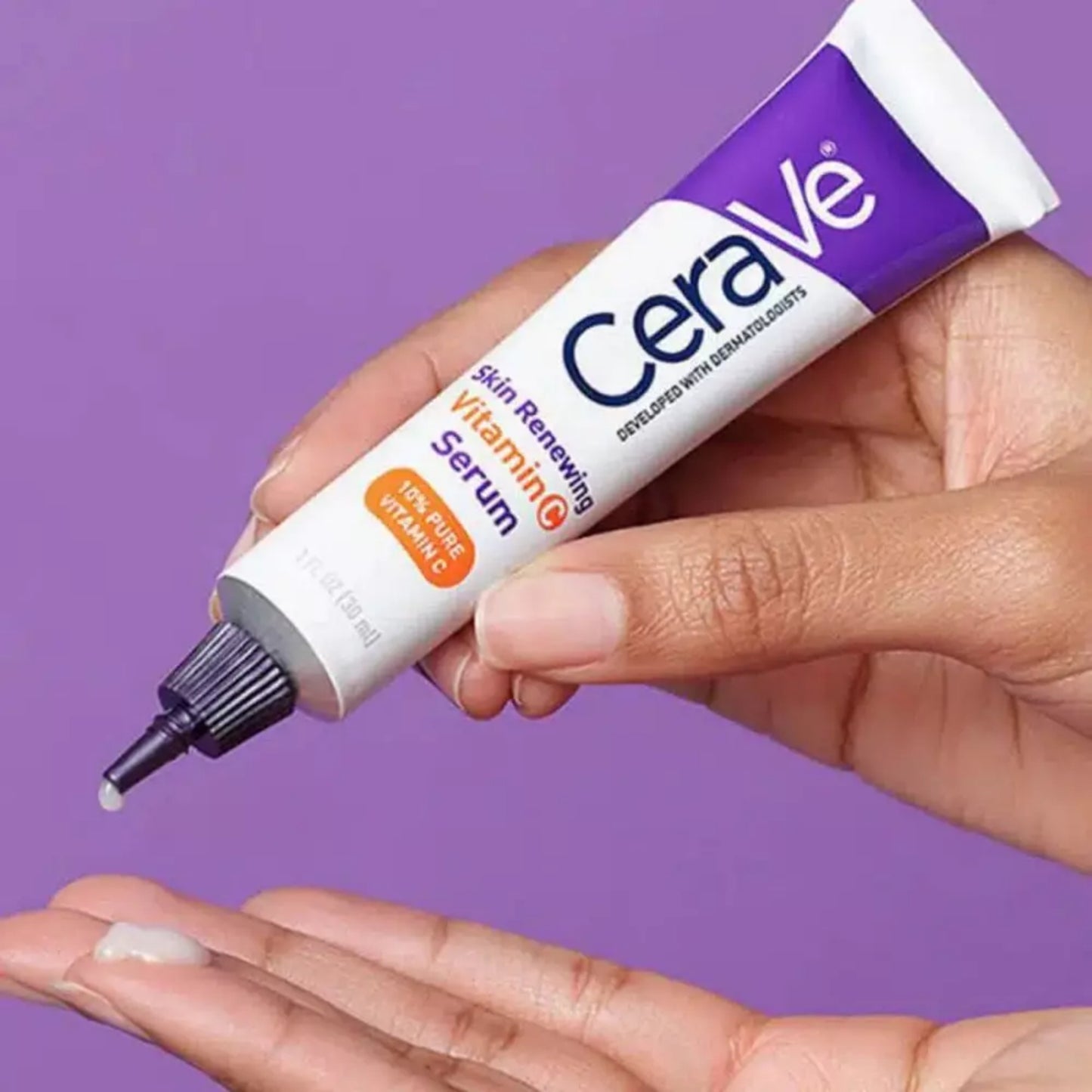 CeraVe Skin Renewing Vitamin C Serum 30ml | Brightening, Anti-Aging & Hydrating